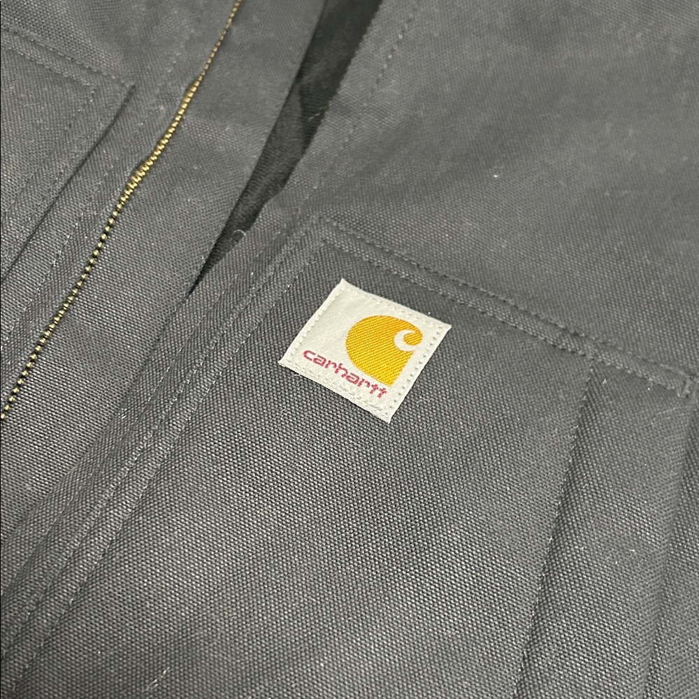 Carhartt Kids Black Hooded Puffer Coat - Picture 4 of 10